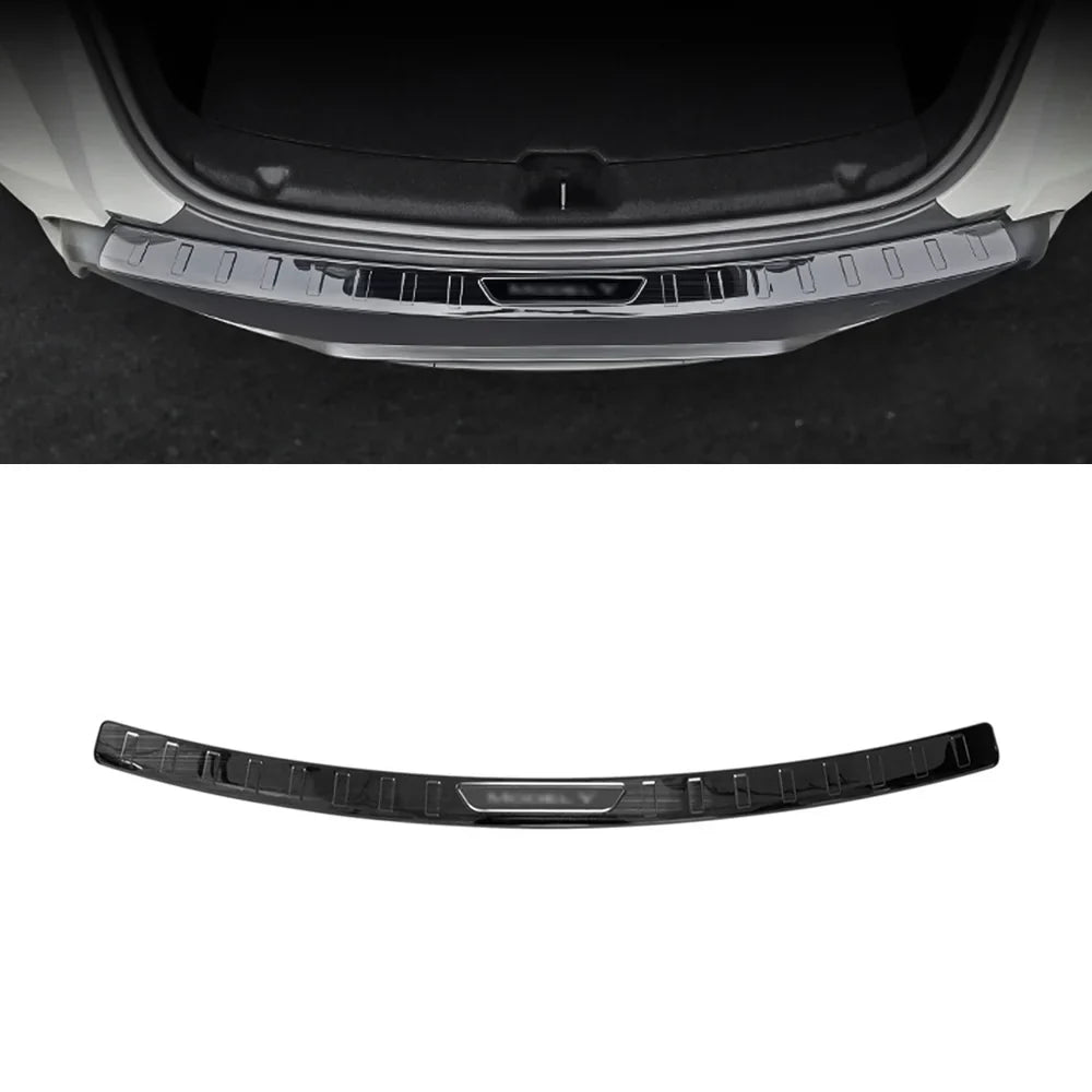 Stainless Steel Rear Bumper Protector Guard for Tesla Model Y Juniper 2025+ Black