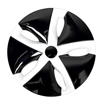 Model 3 18'' Aero Wheels Cover Hubcaps Replacement 4PCS for Tesla (2017-2023) Star Black-White