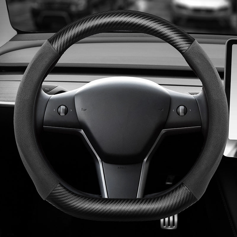 Steering Wheel Cover for Tesla Model 3/S/X/Y D-shape