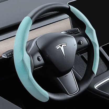 Steering Wheel Cover for Tesla Model 3/Y/3 Highland Blue
