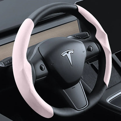 Steering Wheel Cover for Tesla Model 3/Y/3 Highland Pink