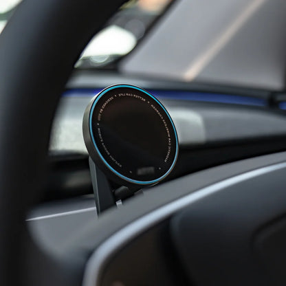 Dashboard Steering Wheel Phone Holder Magnetic Magsafe Wireless Charging Phone Holder For Tesla Model 3 / Y (2017-2025) Phone Holder – Wireless Charging (Ultra Version)