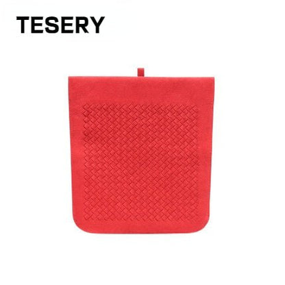 Suede Flap Fur Trash Can Trash Bag For Tesla Model S/3/X/Y