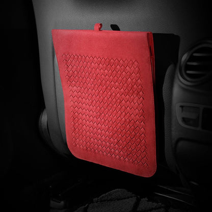 Suede Flap Fur Trash Can Trash Bag For Tesla Model S/3/X/Y