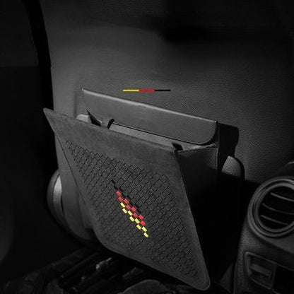 Suede Flap Fur Trash Can Trash Bag For Tesla Model S/3/X/Y