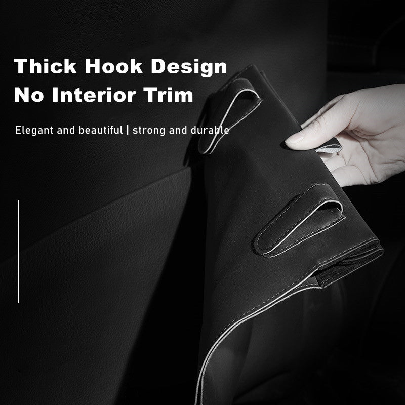 Suede Flap Fur Trash Can Trash Bag For Tesla Model S/3/X/Y