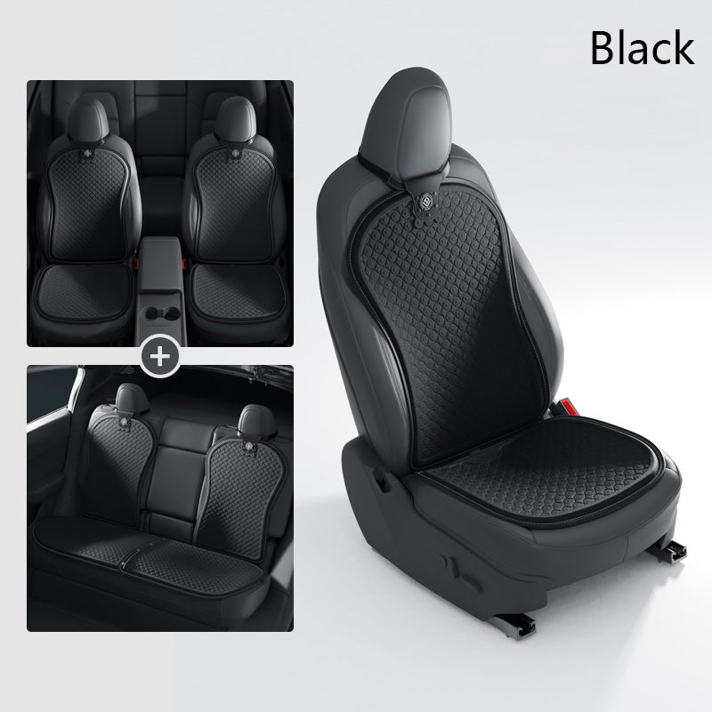 Summer Cool Seat Cushion for All Tesla Model 3/Y/S/X/Cybertruck Black Whole Set 7 Pcs
