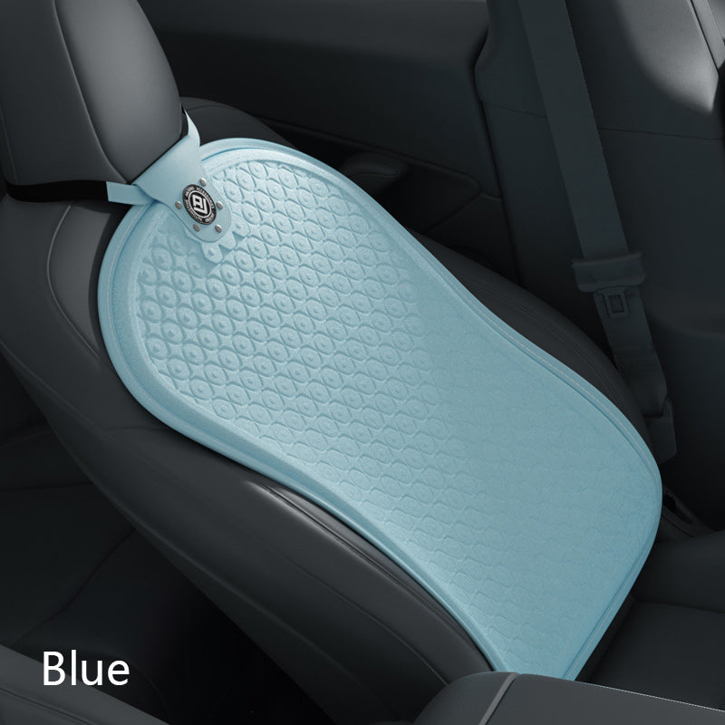 Summer Cool Seat Cushion for All Tesla Model 3/Y/S/X/Cybertruck Blue Back Cushion (1 PC)