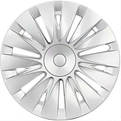 Model Y 19'' Gemini Wheels Cover Hubcaps Replacement 4PCS for Tesla (2020-2024) Sun God Silver