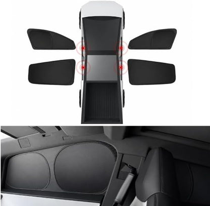 Privacy & Thermal Insulation Window Sunshade Curtains for Cybertruck