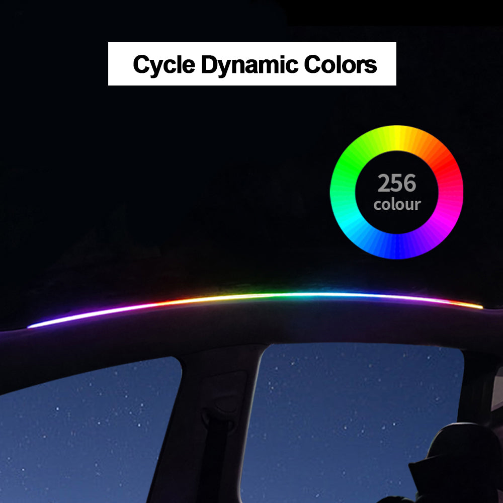 Sunroof Streamer Ambient Light For Tesla Model Y