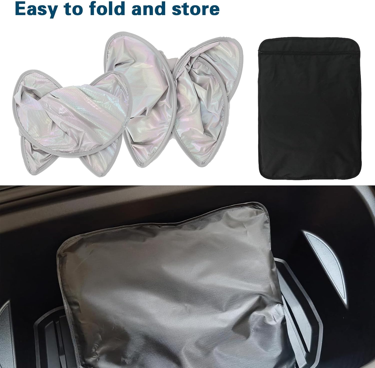 Split Nano Ice Crystal Glass Roof Sunshade for Tesla Model Y Juniper 2025+