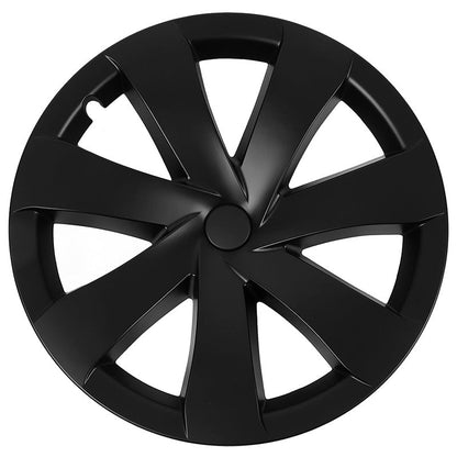 Model Y 19'' Gemini Wheels Cover Hubcaps Replacement 4PCS for Tesla (2020-2024) Swirl Glossy Black