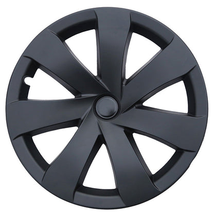 Model Y 19'' Gemini Wheels Cover Hubcaps Replacement 4PCS for Tesla (2020-2024) Swirl Matte Black