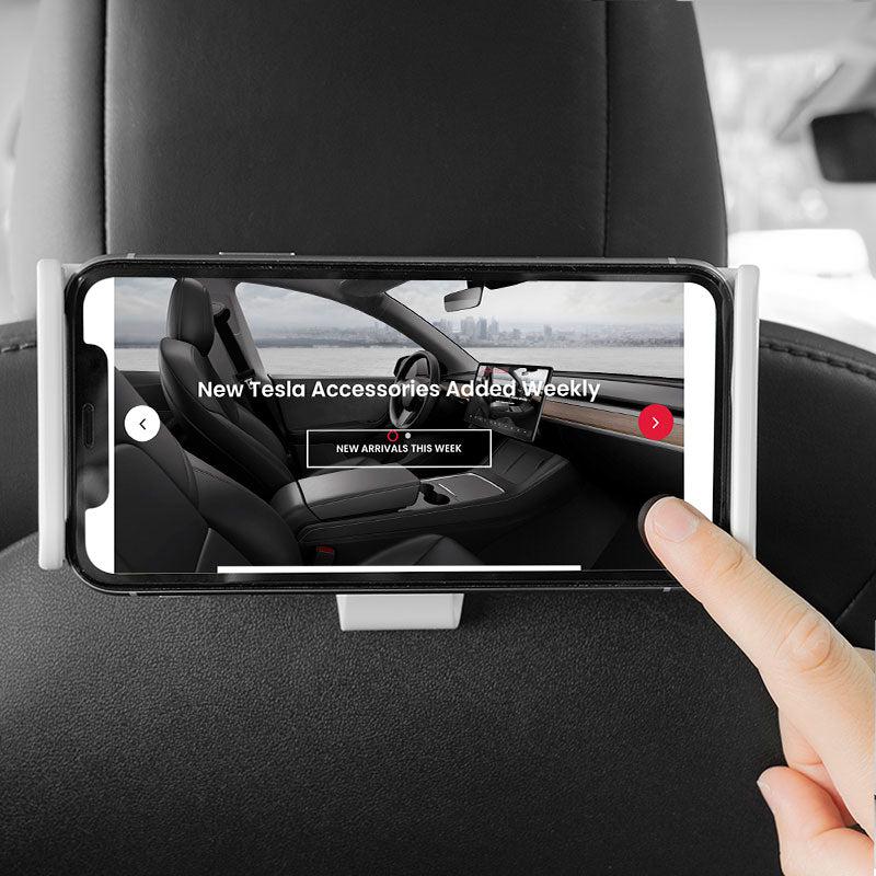 Model 3/Y Seat Back Phone & iPad Stretchable Holder for Tesla
