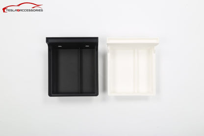 TPE ABS Center Console Double Layer Tray Storage box For Tesla Model 3 Y
