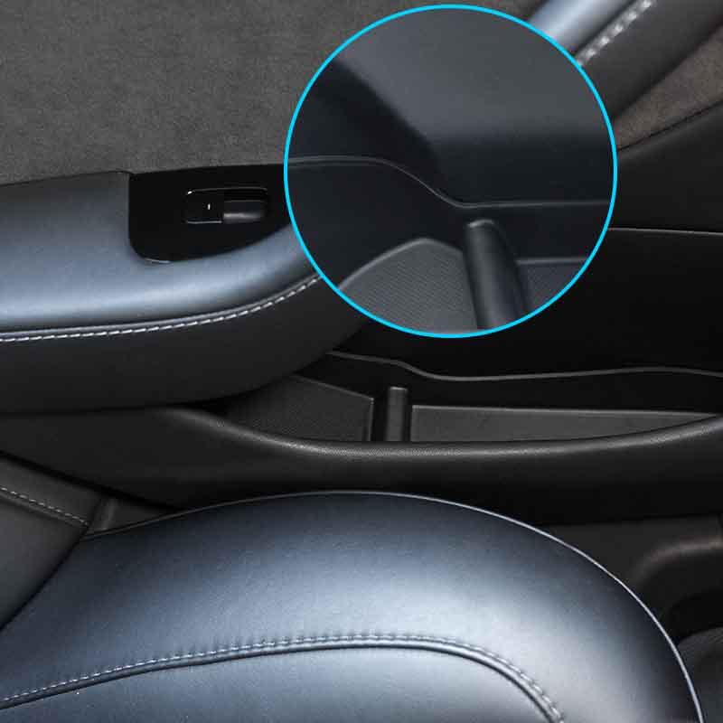 TPE Storage Tray Organizer Door Side Storage Box for Tesla Model Y 3
