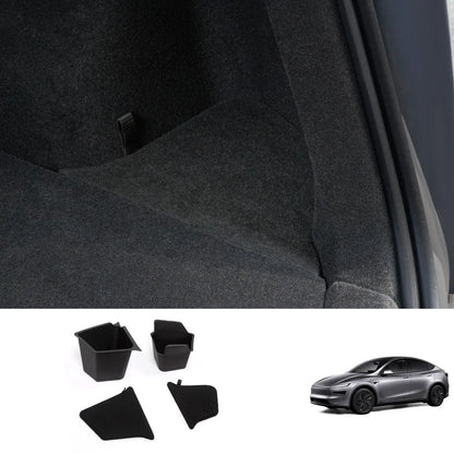 TPE Rear Trunk Side Storage Box for Tesla Model Y Juniper 2025+ (2 Pcs) Berlin
