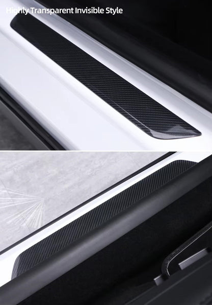 Transparent TPU Door Sill Protector Film for Tesla Model Y Juniper 2025+