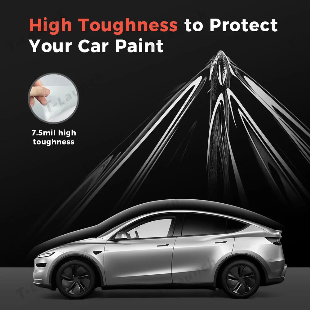 Glossy TPU Invisible Full-Body PPF for Tesla Model Y Juniper 2025+