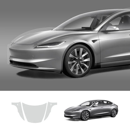 Glossy TPU Invisible Full Car Paint Protection Film (PPF) for Tesla Model 3 Highland 2024+