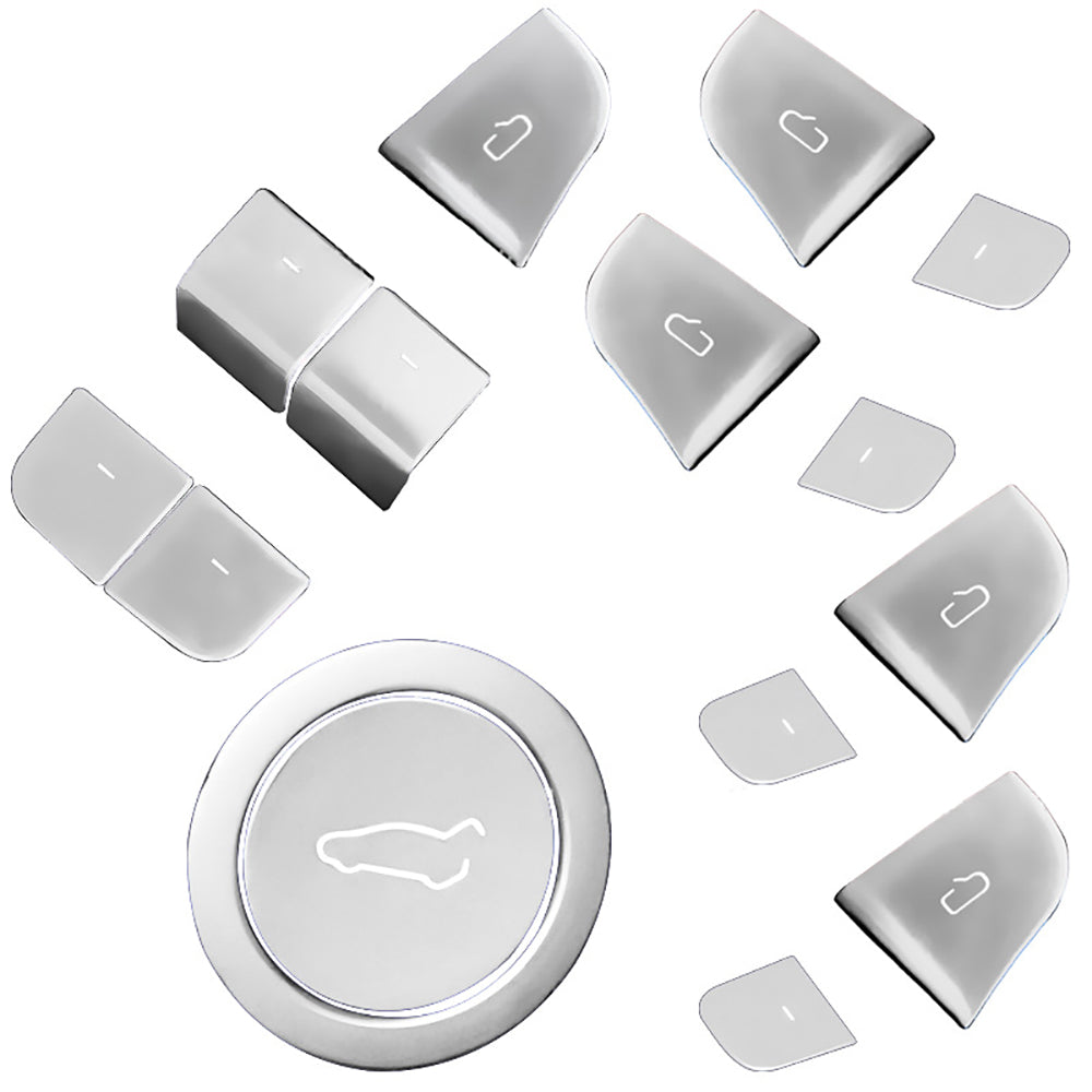 Tesla 23-24 Model 3 Interior Aluminum Alloy Button Sticker Lifter Decorative Protection Sequins