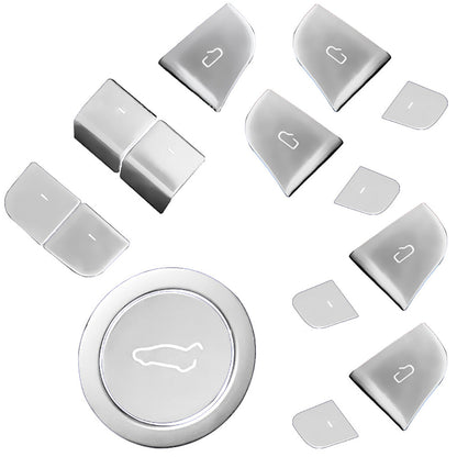 Tesla 23-24 Model 3 Interior Aluminum Alloy Button Sticker Lifter Decorative Protection Sequins