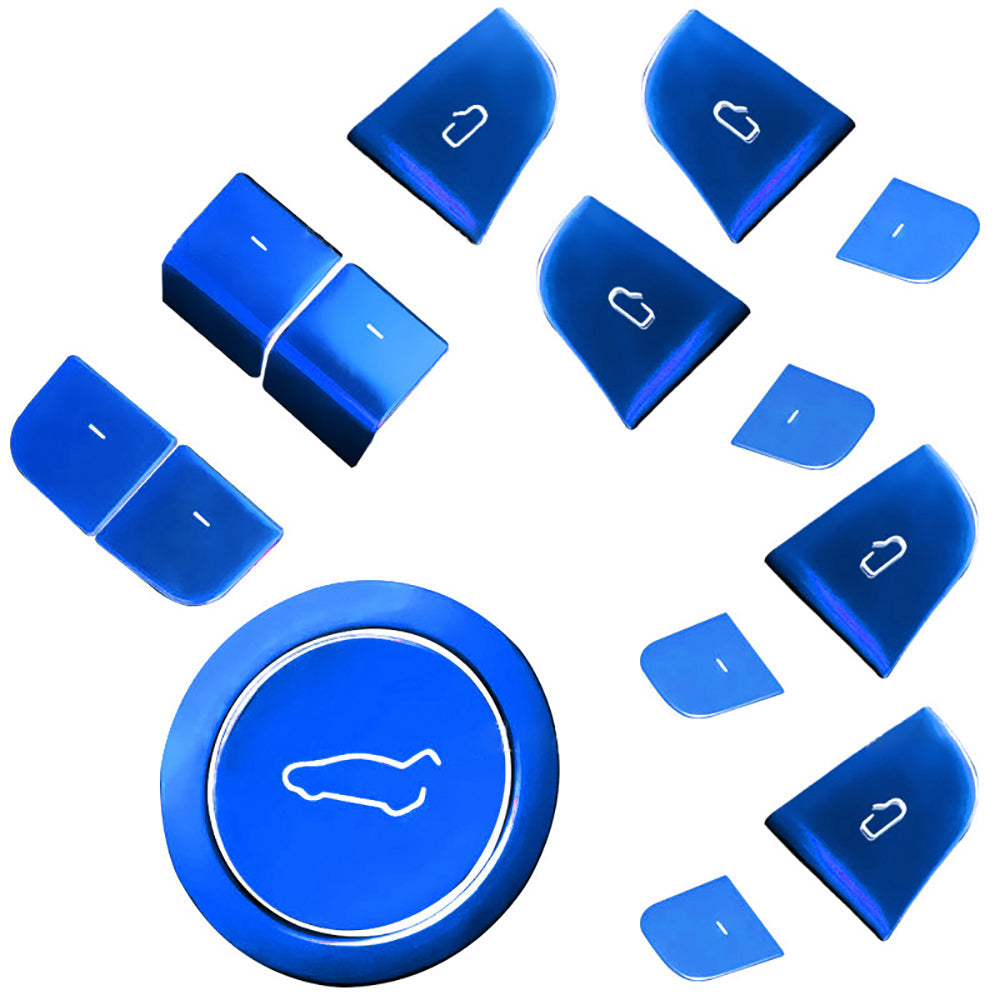 Tesla 23-24 Model 3 Interior Aluminum Alloy Button Sticker Lifter Decorative Protection Sequins