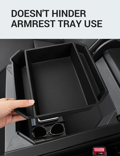 Tesla Cybertruck Center Console Divider Lower Armrest Storage Box
