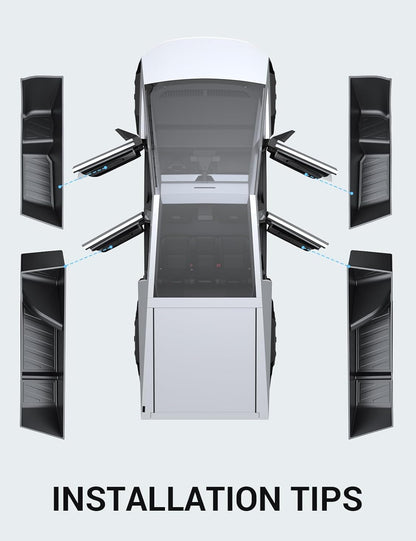 Tesla Cybertruck Center Console Divider Lower Armrest Storage Box