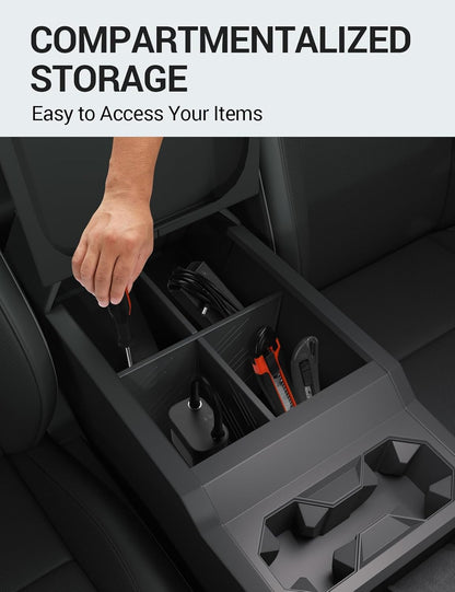 Tesla Cybertruck Center Console Divider Lower Armrest Storage Box