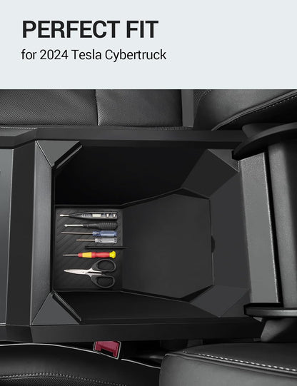Tesla Cybertruck Center Console Divider Lower Armrest Storage Box