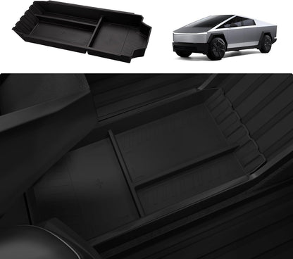 Tesla Cybertruck Center Console Divider Lower Armrest Storage Box Floor Center Console Tray