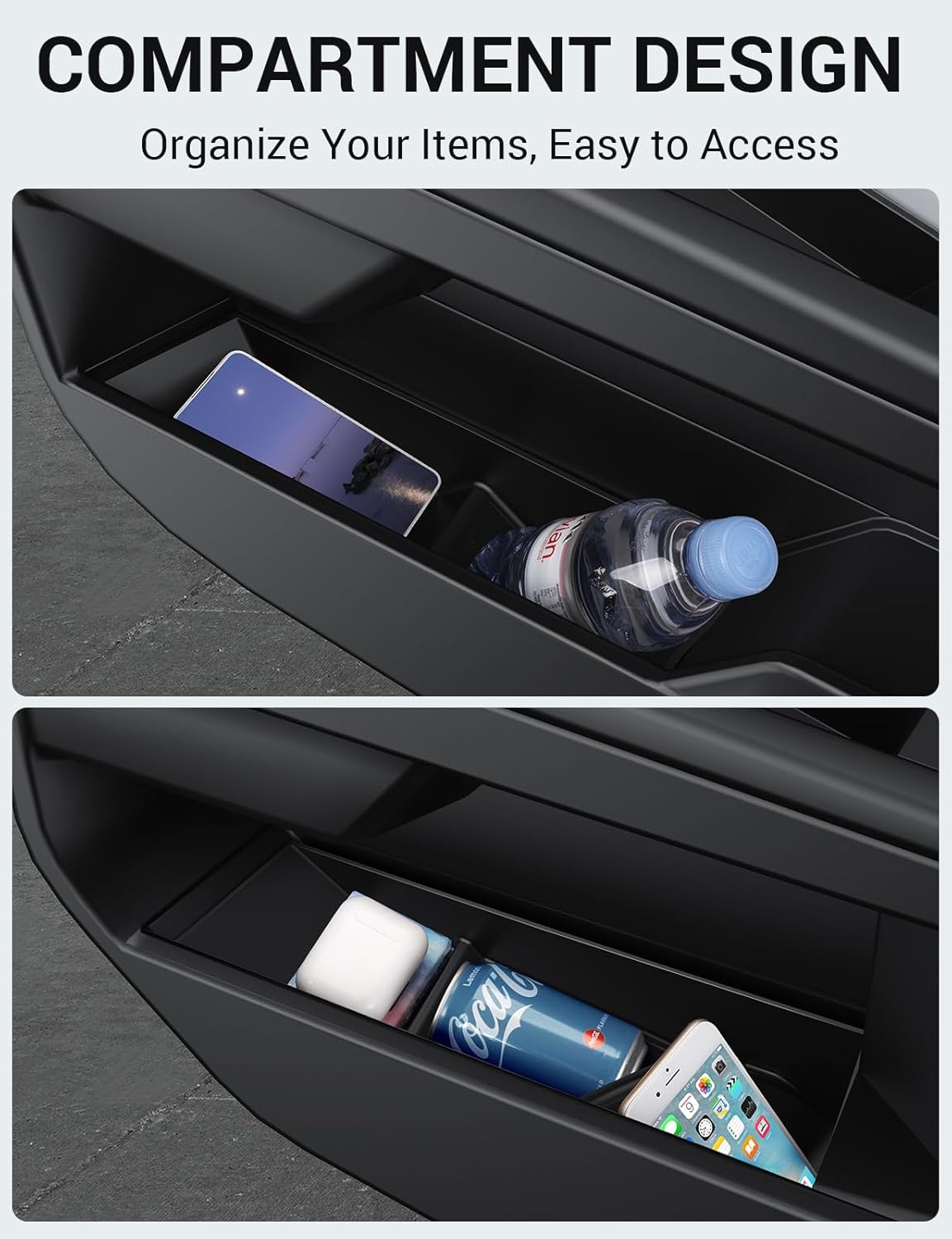 Tesla Cybertruck Center Console Divider Lower Armrest Storage Box