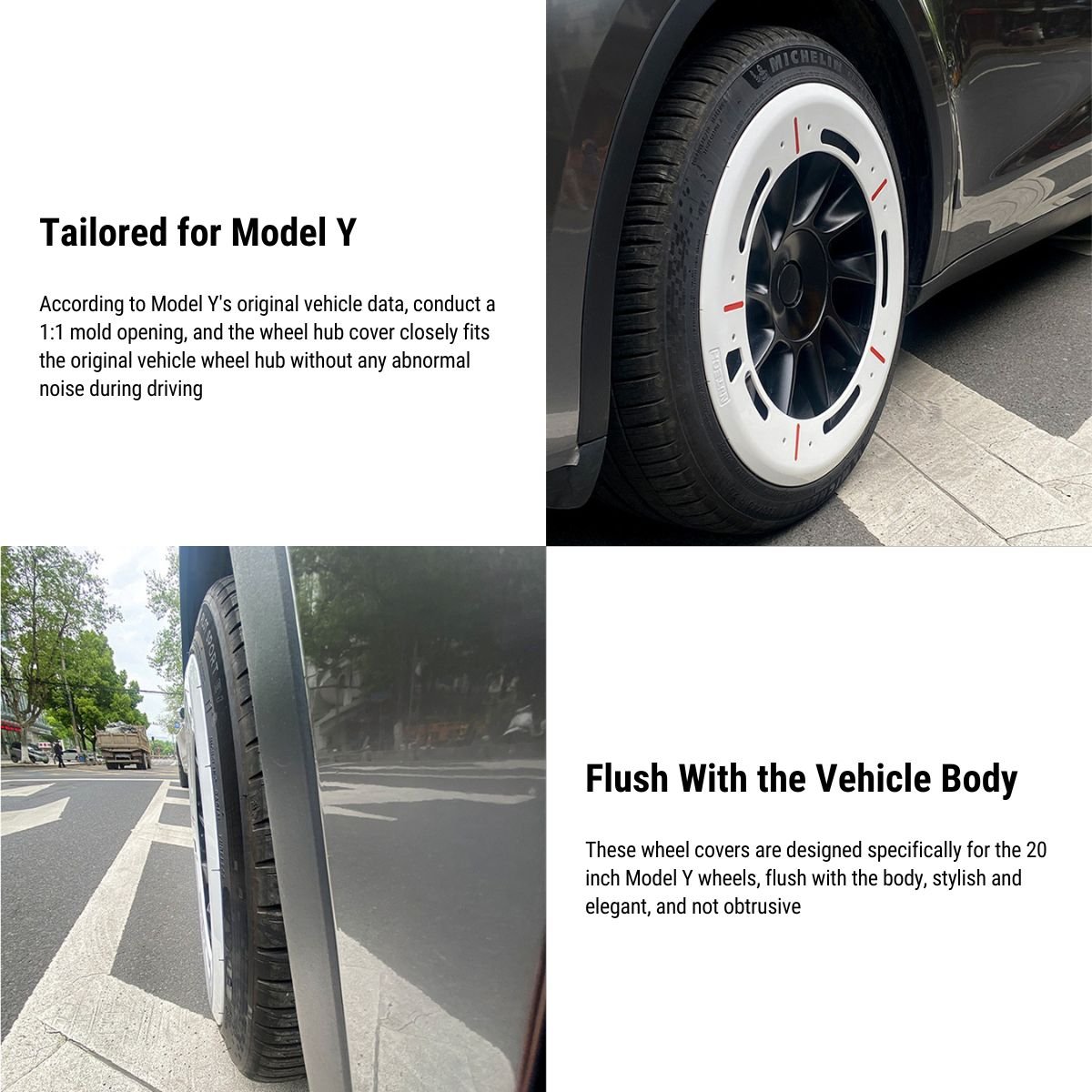 Tesla Model 3/Y 19' /20' Wheel Covers（4pcs）