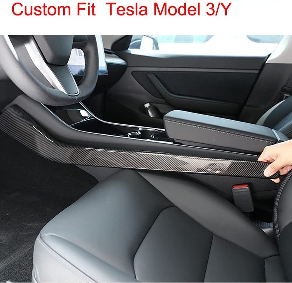 Tesla Model 3 /Y Carbon Fiber Center Control Side Trim