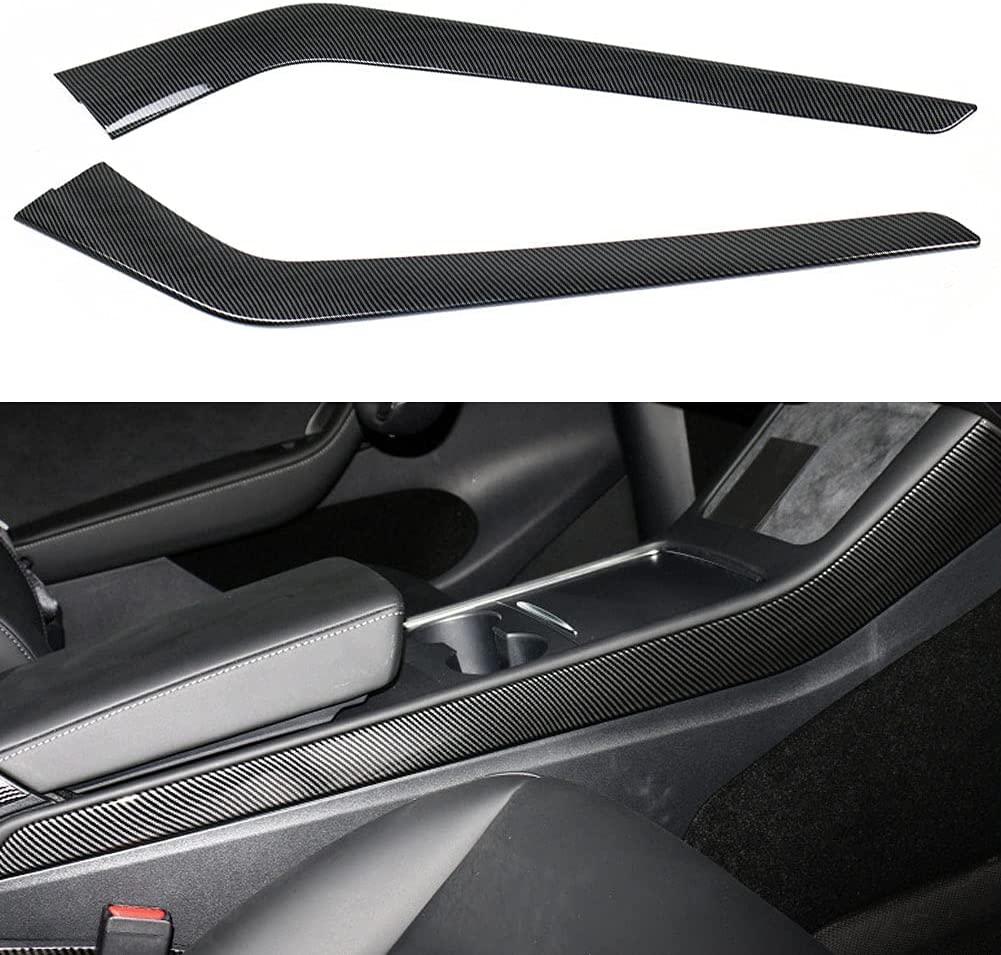 Tesla Model 3 /Y Carbon Fiber Center Control Side Trim