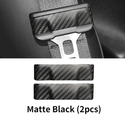 Tesla Model 3/Y Carbon fiber modified safety buckle（2pcs )