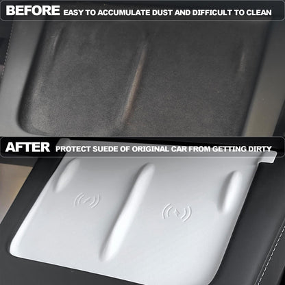 Tesla Model 3/Y Center Console Wireless Charging Pad Anti-Slip Silicone Cell Phone Pad