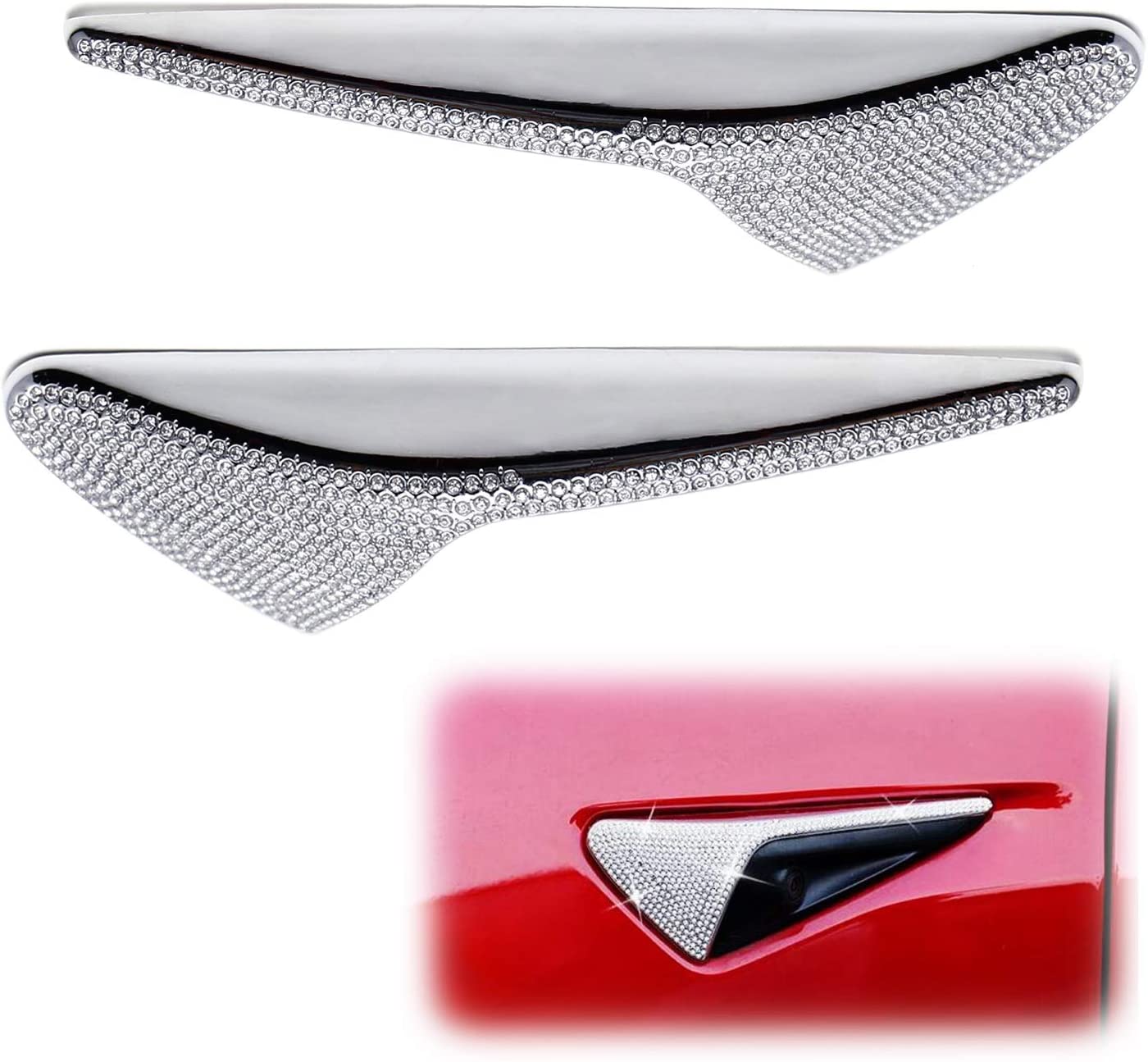 Tesla Model 3/Y Crystal side label decoration