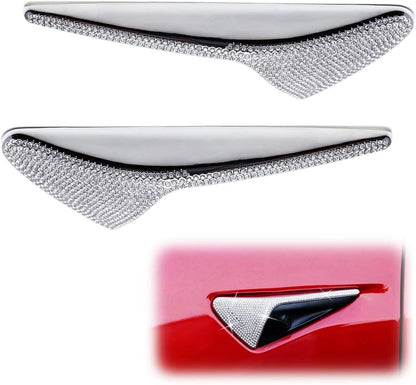 Tesla Model 3/Y Crystal side label decoration