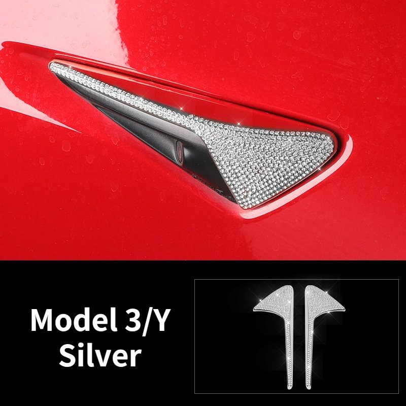 Tesla Model 3/Y Crystal side label decoration