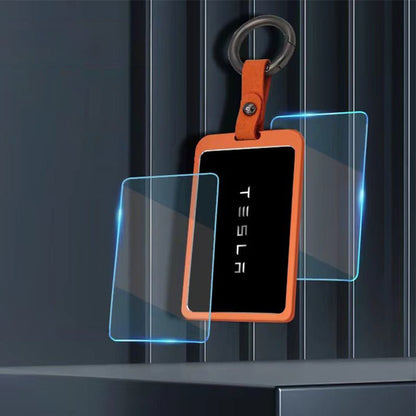 Tesla Model 3/Y Key Case Round Button