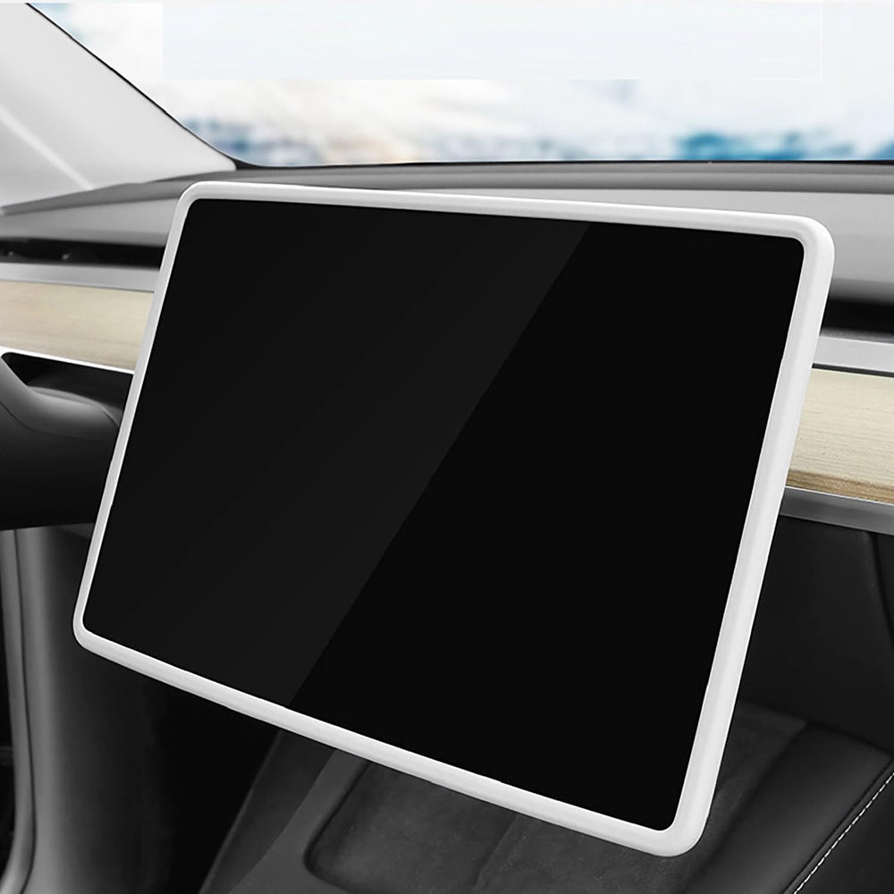 Tesla Model 3/Y Navigation Screen Protector Silicone Frame Central Control Modification Accessories