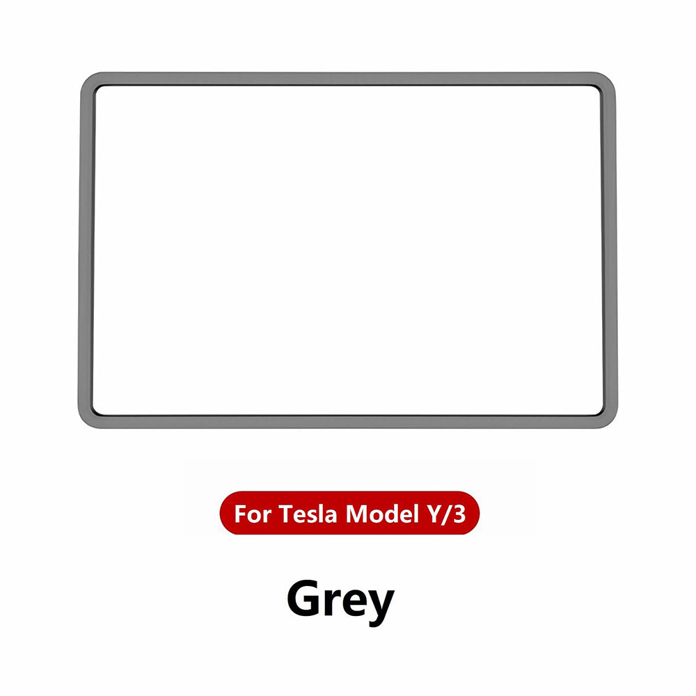 Tesla Model 3/Y Navigation Screen Protector Silicone Frame Central Control Modification Accessories