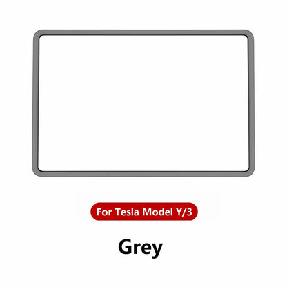 Tesla Model 3/Y Navigation Screen Protector Silicone Frame Central Control Modification Accessories