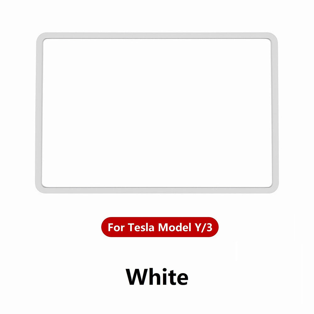 Tesla Model 3/Y Navigation Screen Protector Silicone Frame Central Control Modification Accessories