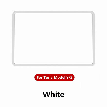 Tesla Model 3/Y Navigation Screen Protector Silicone Frame Central Control Modification Accessories