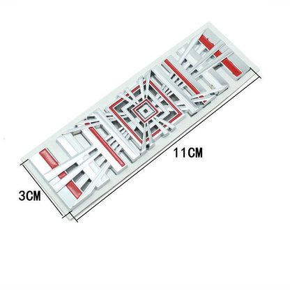 Tesla Model 3/Y/S/X 3D Metal Rear Trunk Sticker Emblem Sticker