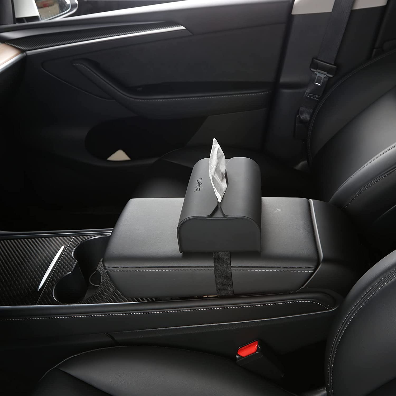 Tesla Model 3/Y/S/X Tissue Holder Silicone Tissue Box Cover